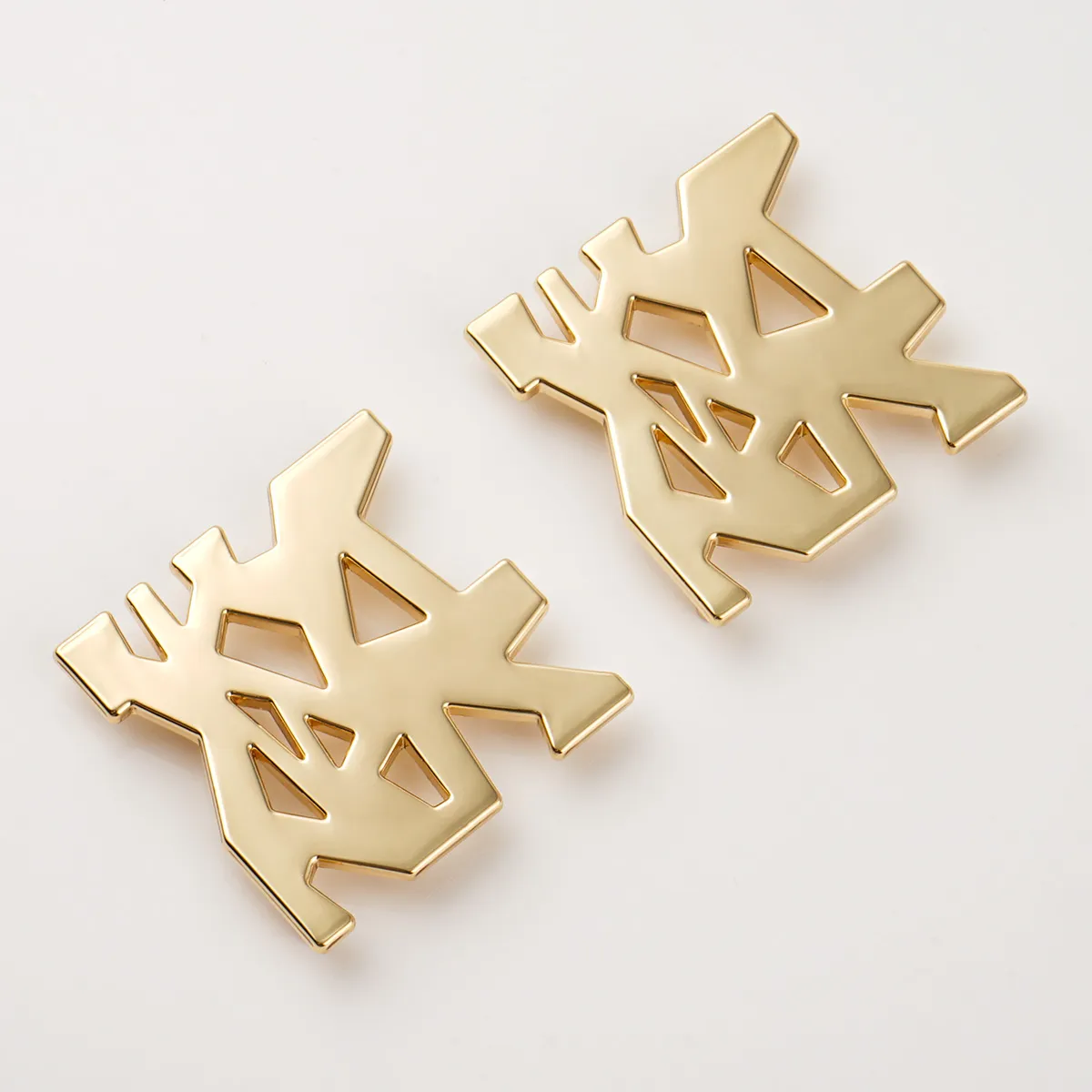 30mm golden metal tag custom for handbags