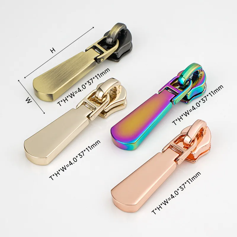 5# metal zipper slider wholesale custom for bags
