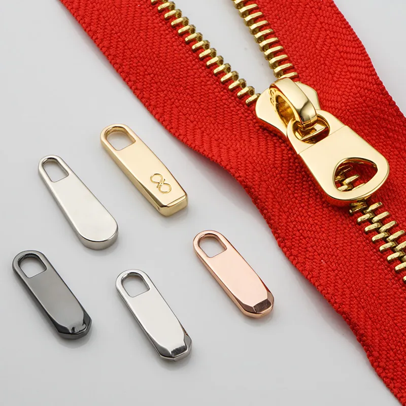 Customize #3 metal zipper puller in different colors