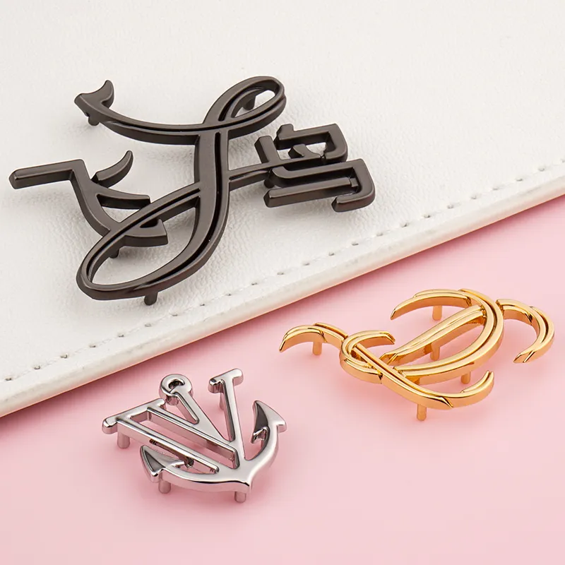 customize metal logo for your bags purses