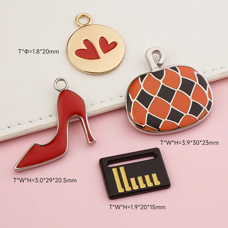fashion metal bag charm for bags and handbags