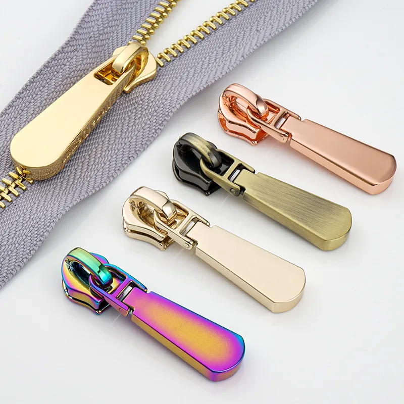 high quality metal zipper pull for luxury handbags