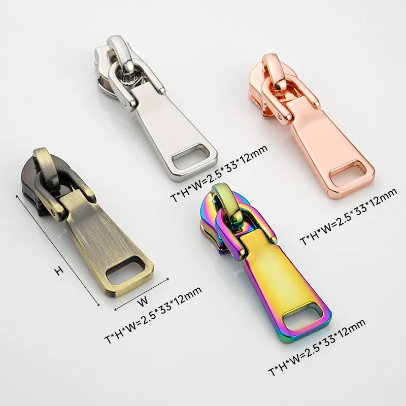 hot sale 5# metal zipper slider for handbags