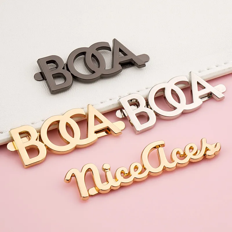 letters logo custom for bags wallet