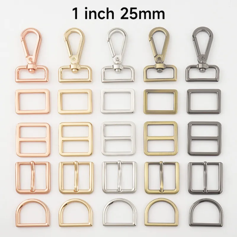 1 inch swivel hook and buckles for bag making