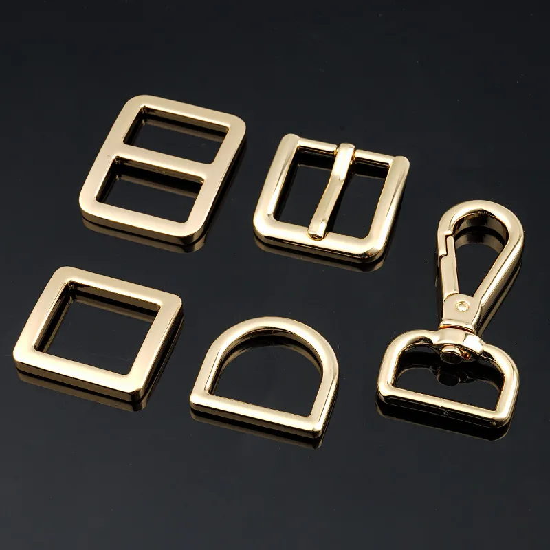 19mm gold metal swivel hook and buckle for bags