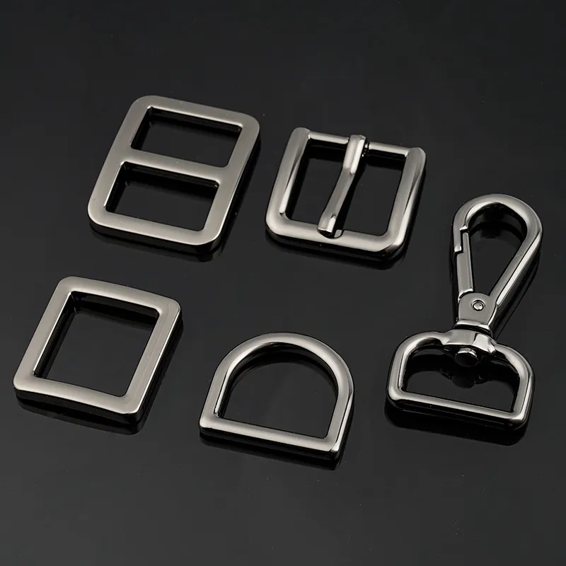 19mm metal swivel hook and buckle in gunmetal