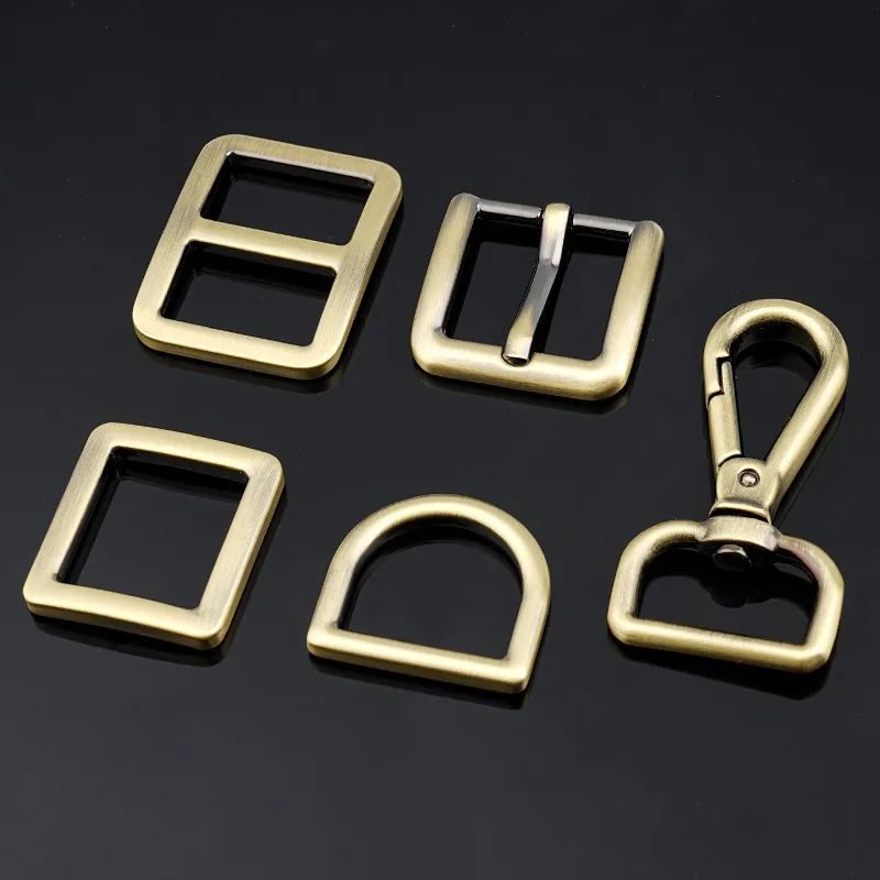 20mm brushed brass bag metal accessories