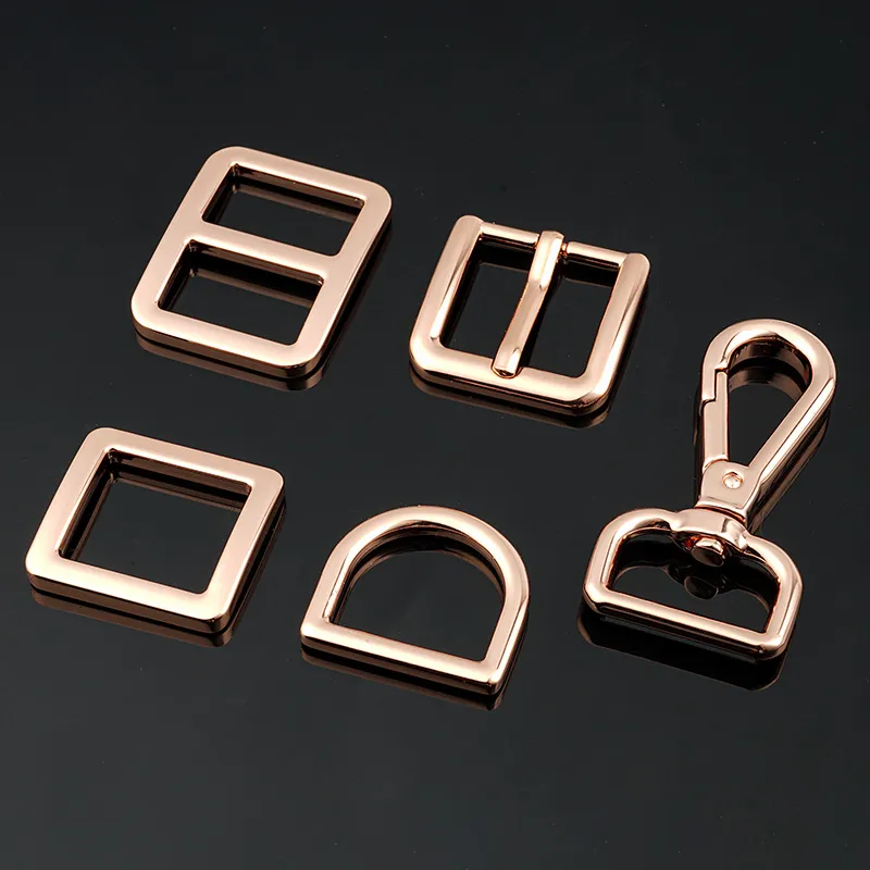 20mm handbag making hardware in rose gold