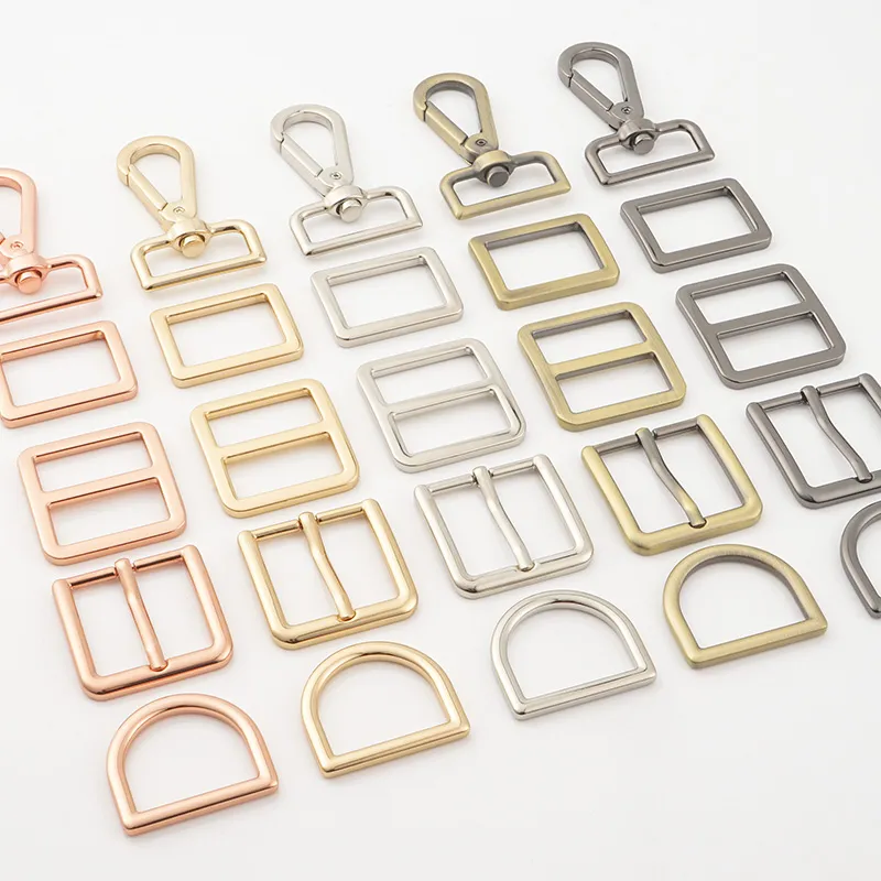 25mm custom color spring snap hook and buckle sets