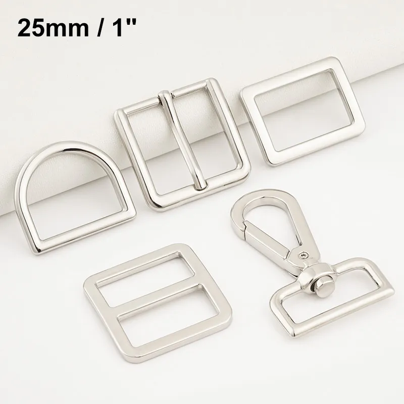 25mm handbag making hardware hook and buckles