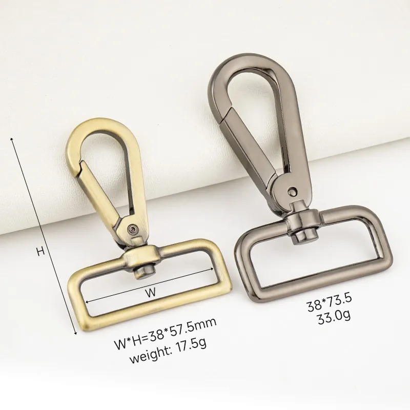 38mm 1.5 inches spring swivel hook for handbags making