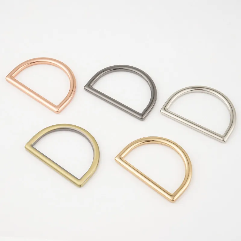 38mm gold metal d ring for handbags hardware