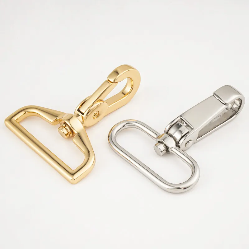 38mm zinc alloy spring snap swivel hook for handbags