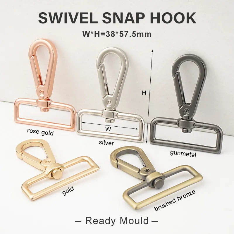 38mm zinc alloy swivel snap hook for handbags