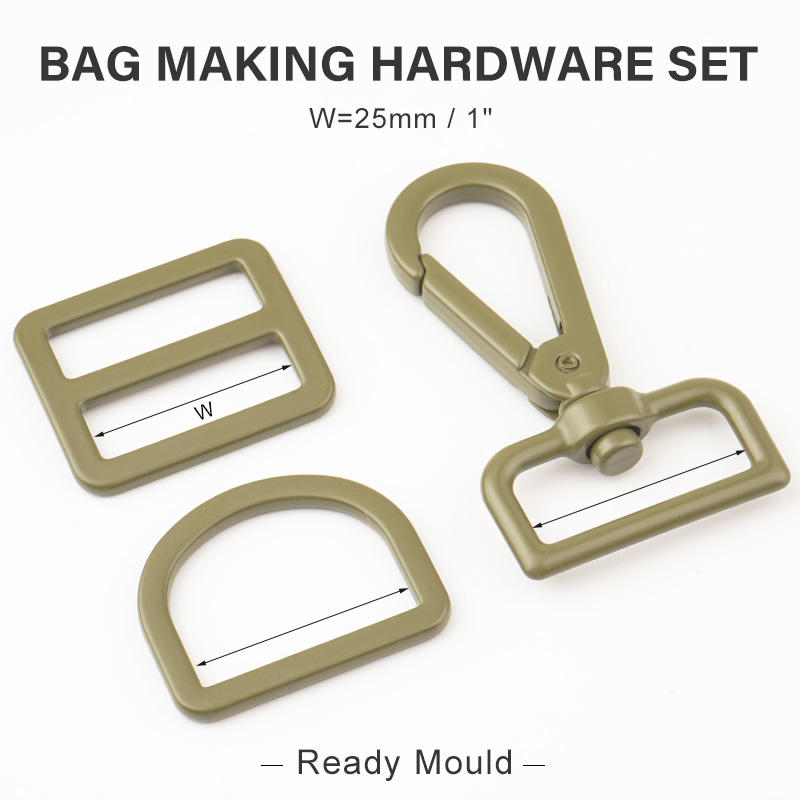 bag making hardware snap hook and buckle 1 inch