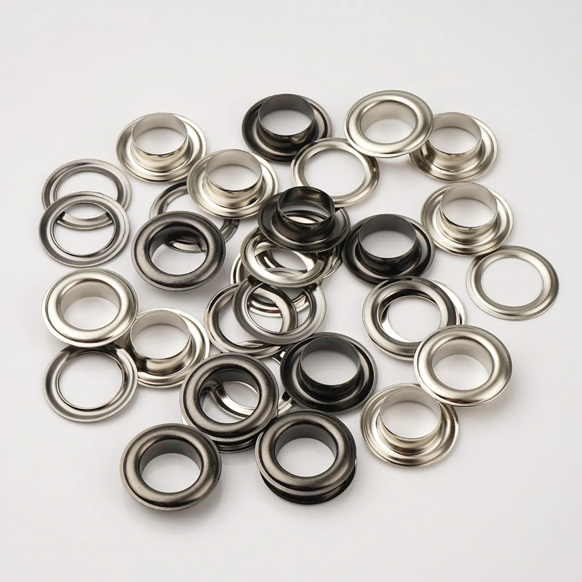 custom 10.5mm black nickel grommets for bags and clothing