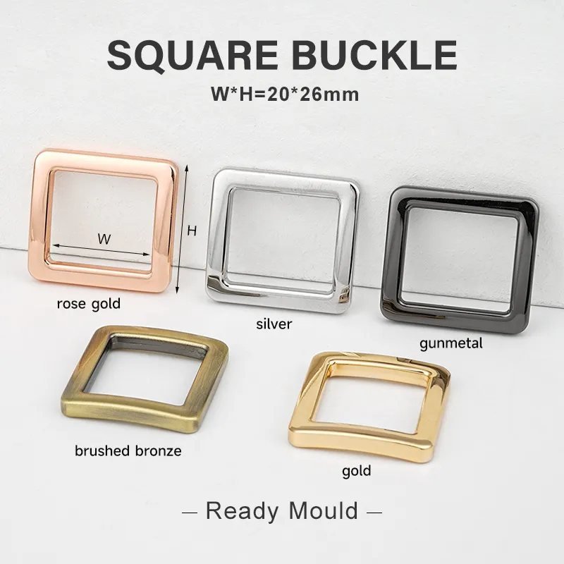 custom metal buckle in 5 colors for bags