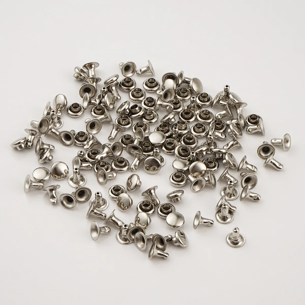 custom silver iron rivet studs for purses bags and shoes