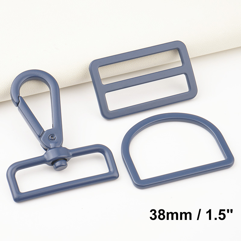customize navy blue 1.5 inches swivel hook and buckles for bags