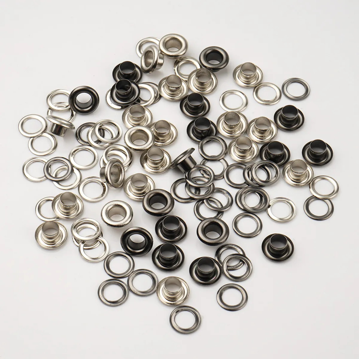 durable 4.5mm nickel grommets for shoes bags and clothing