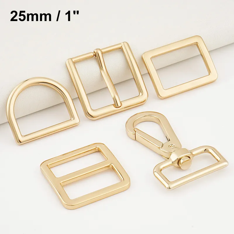 golden bag metal accessories hook and buckle for bags