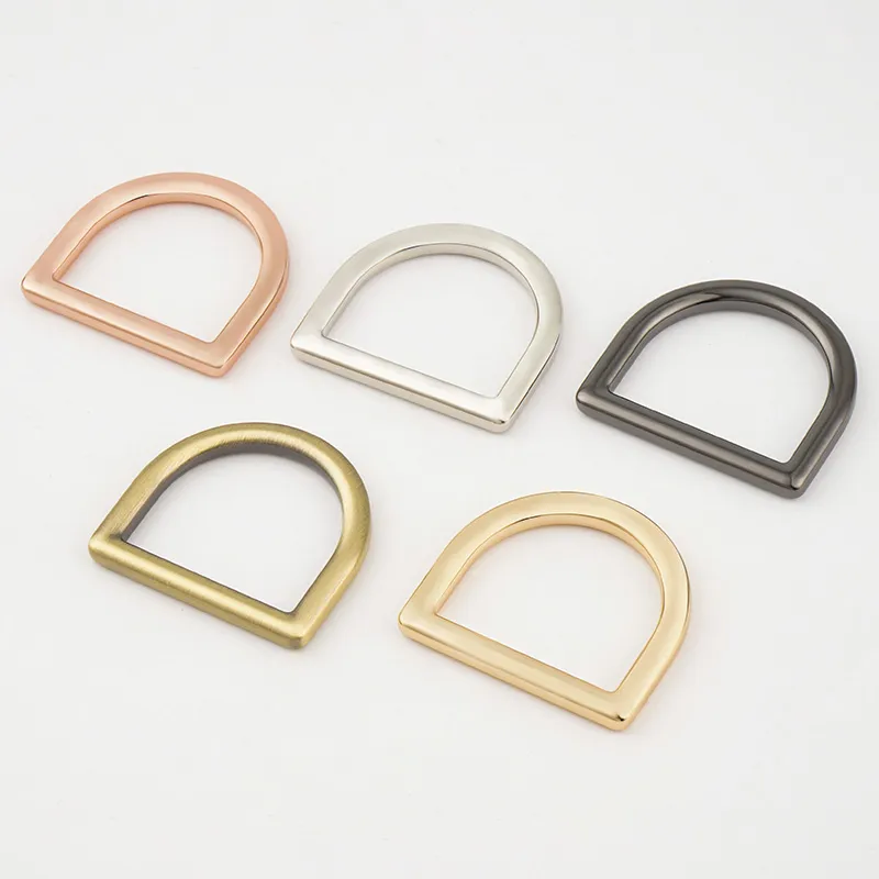 golden silver gunmetal d-ring 1 inch for handbags