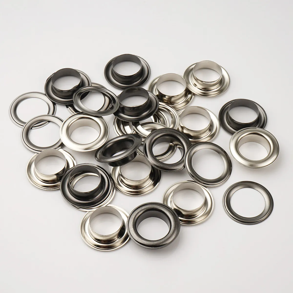 wholesale 18mm black nickel metal grommets for handbags