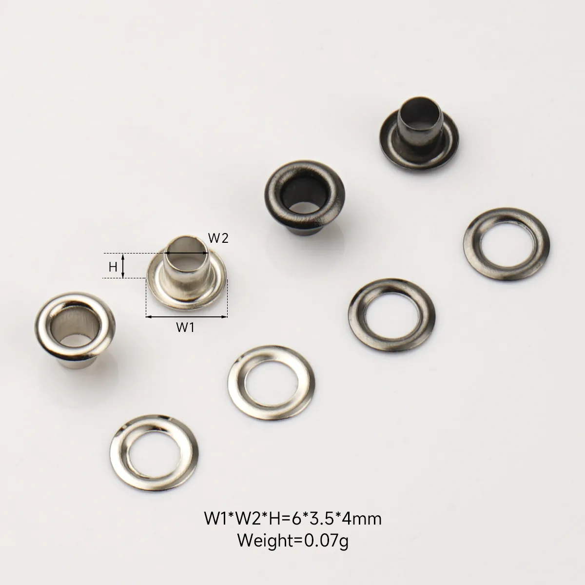 wholesale 3.5mm iron eyelets for bags shoes and clothing