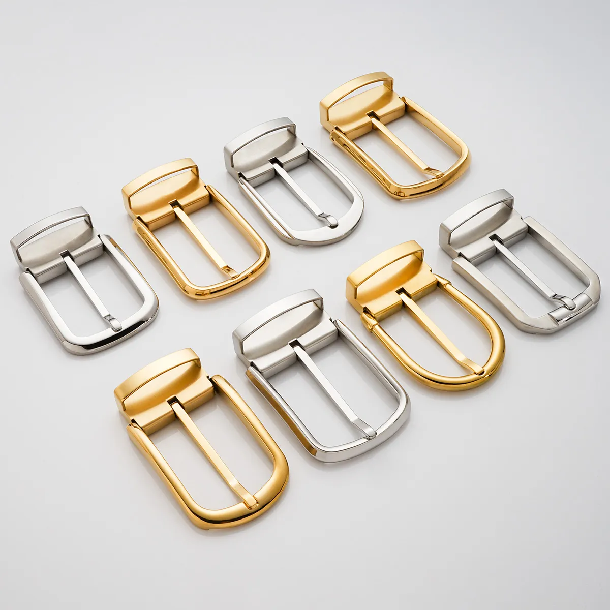 35mm polished stainless steel belt buckle for men belts