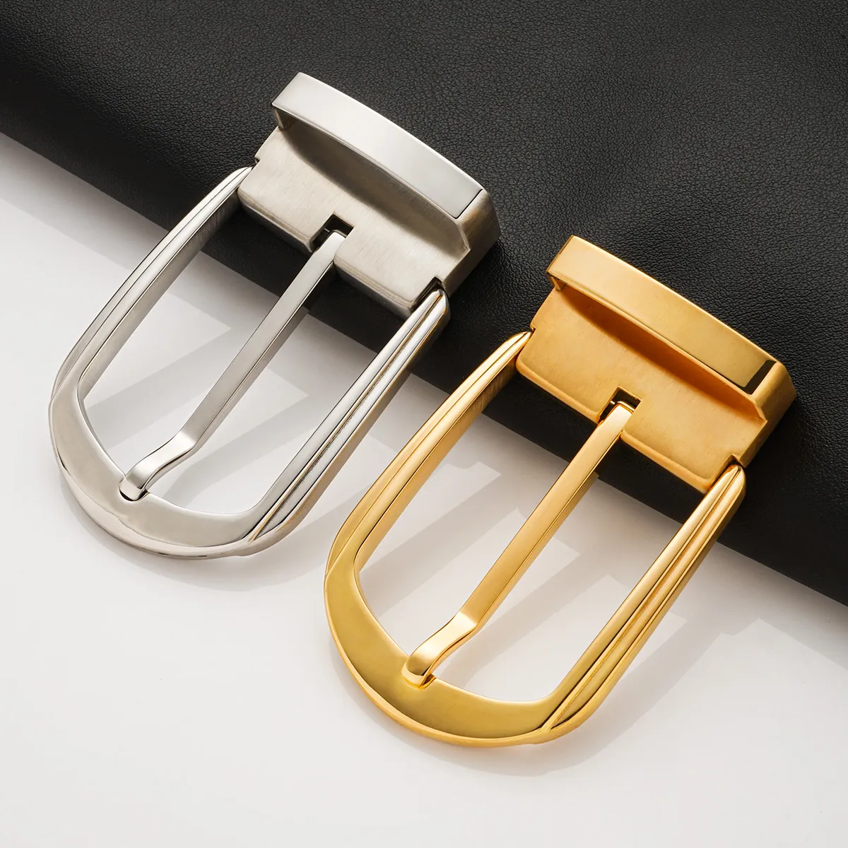 custom 35mm stainless steel pin buckle for men belts