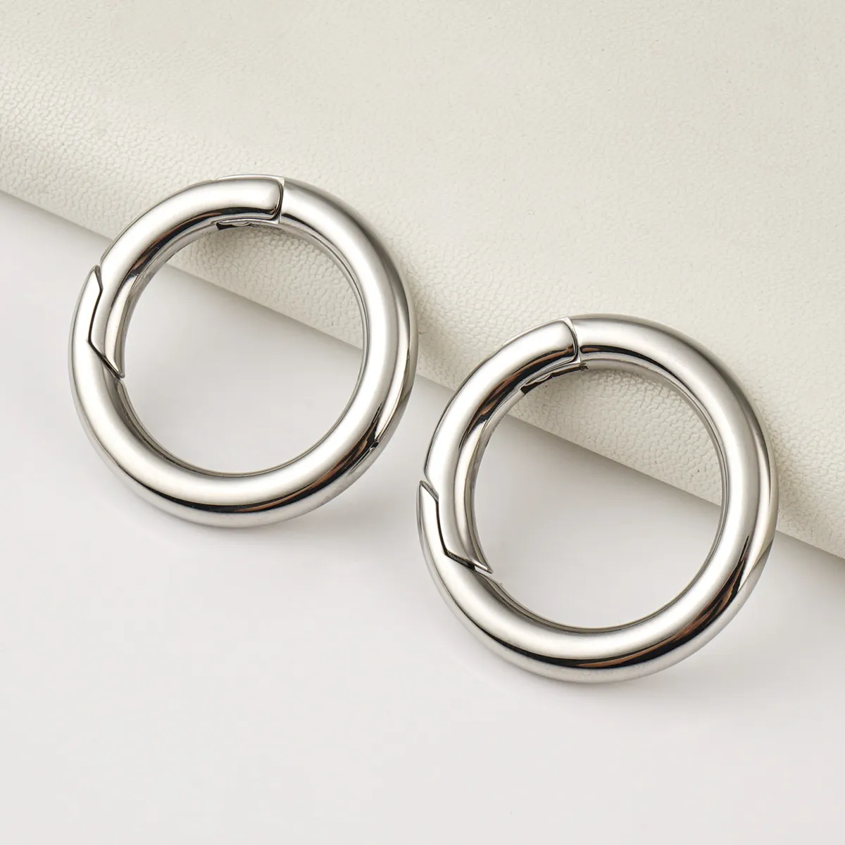 custom stainless steel 21mm spring o rings for bags