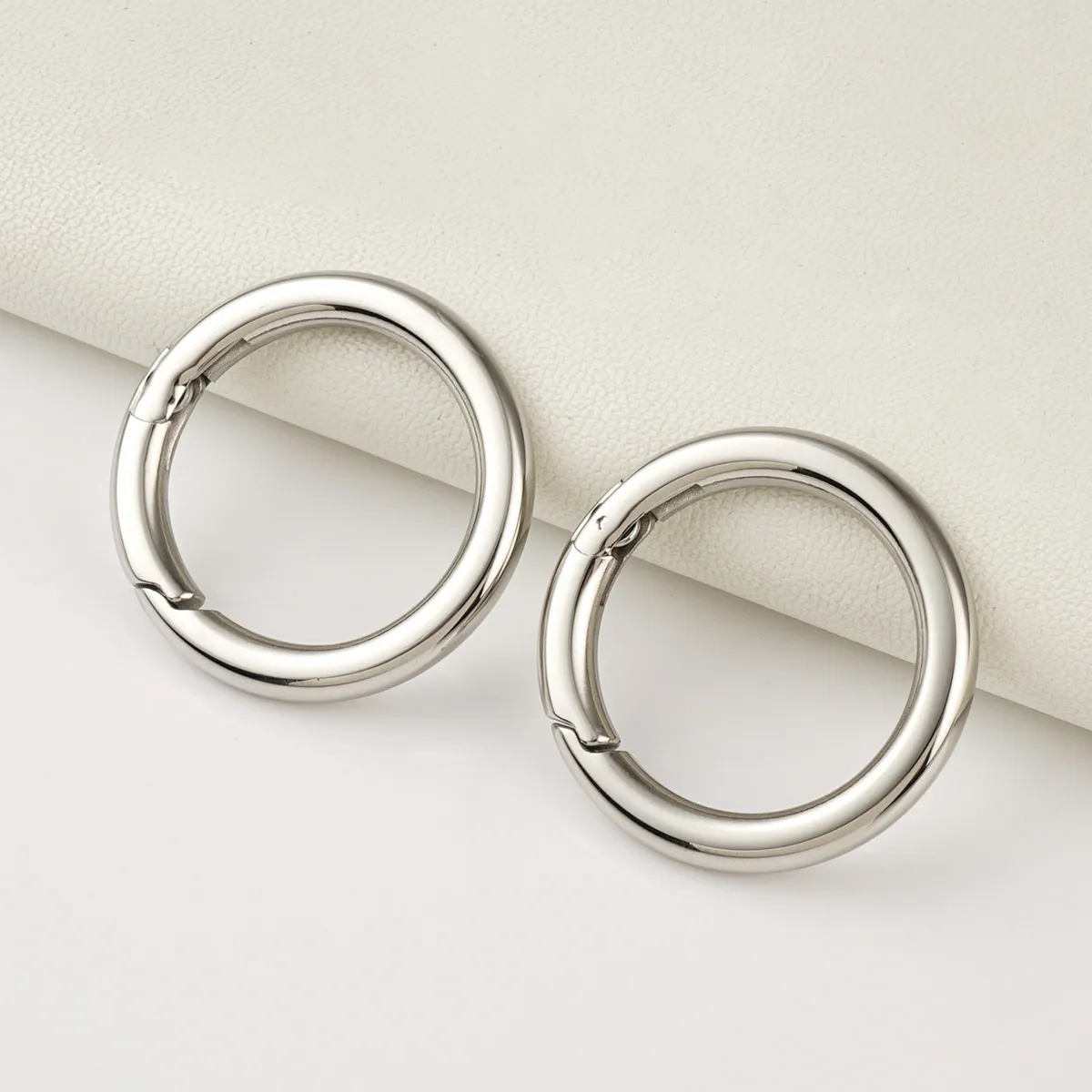 durable stainless steel 20mm keychain clips for bags