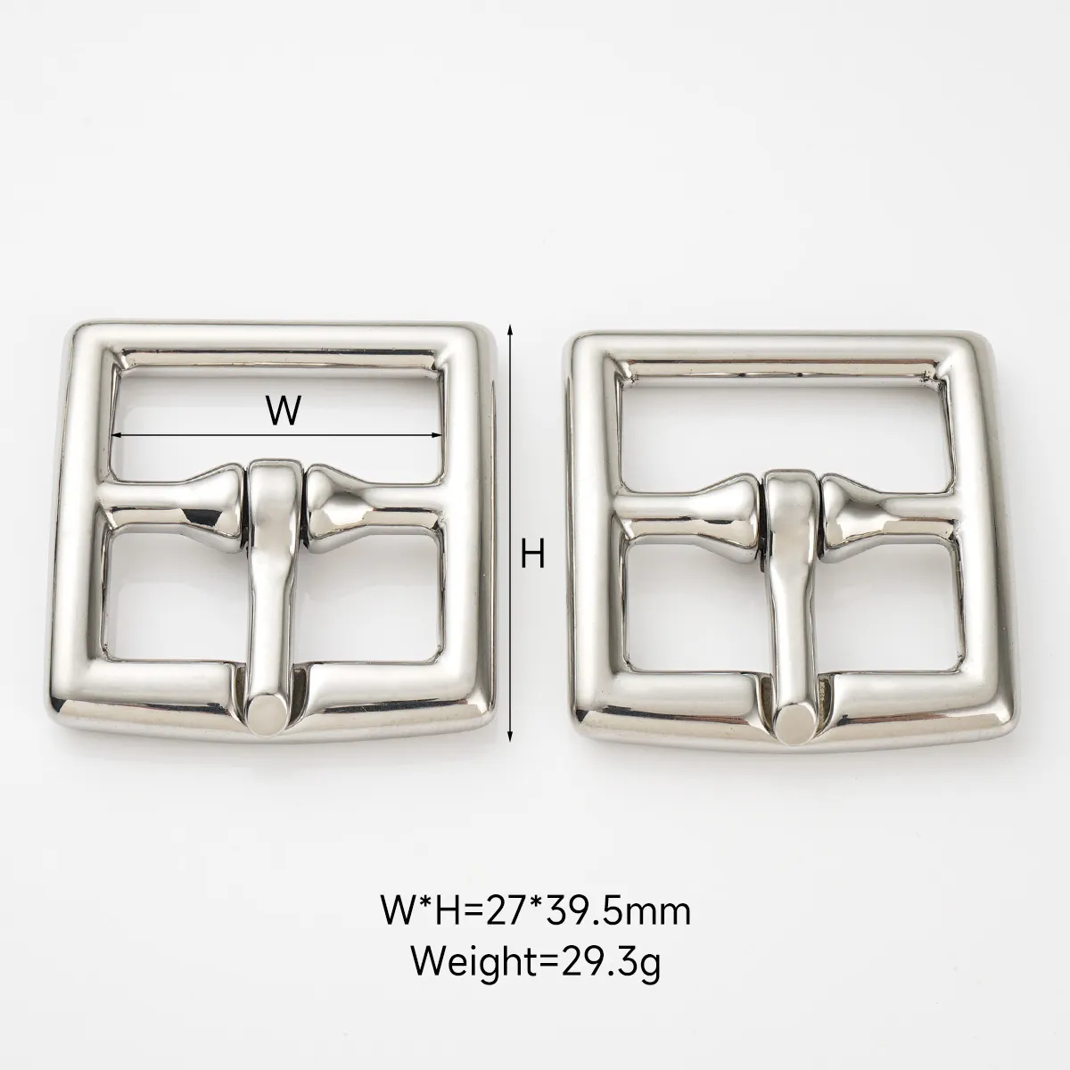 high quality 27mm stainless steel pin buckle for bag straps