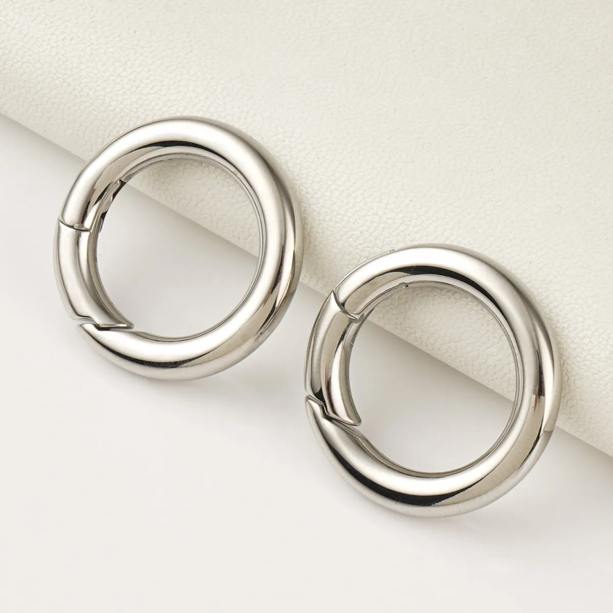 wholesale 16mm stainless steel spring rings for keychains