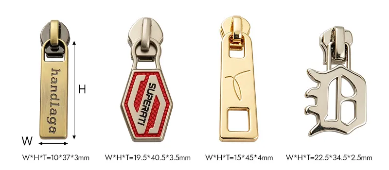 zipper pull dimensions